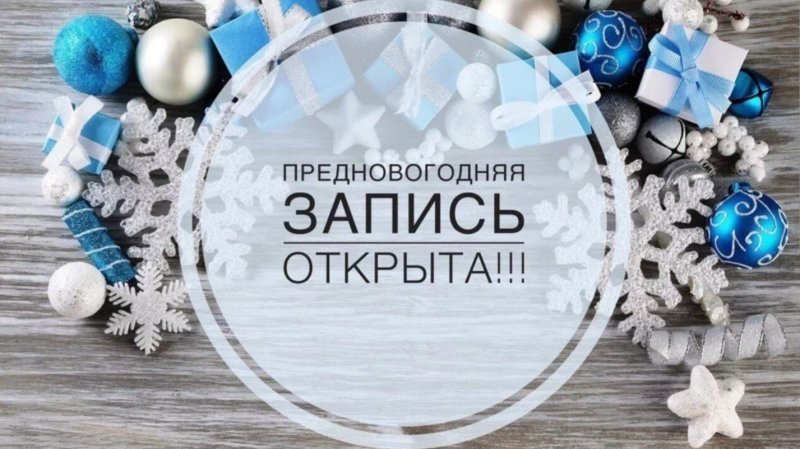 Предновогодняя запись открыта