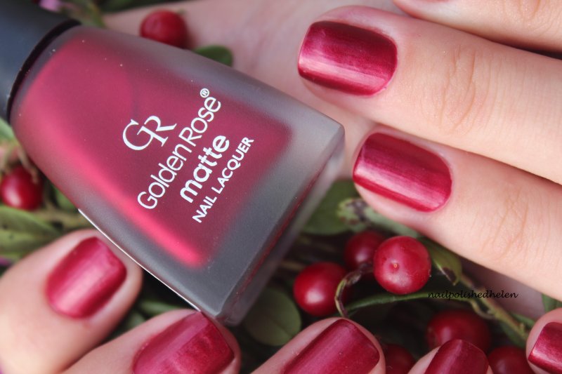 Лак для ногтей golden rose matte