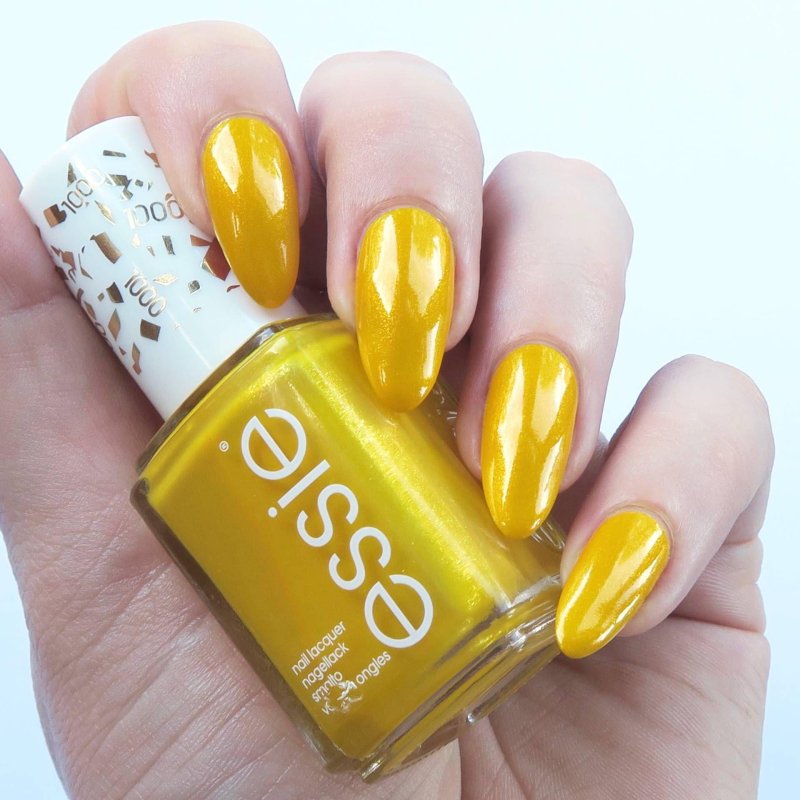 Essie лак желтый