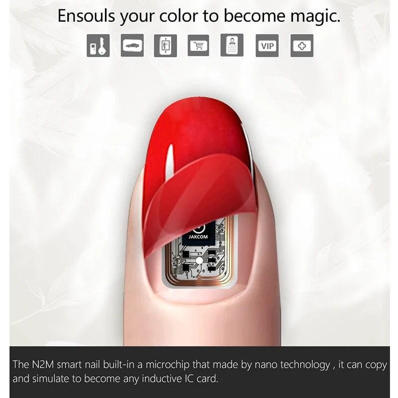 Smart nail nfc