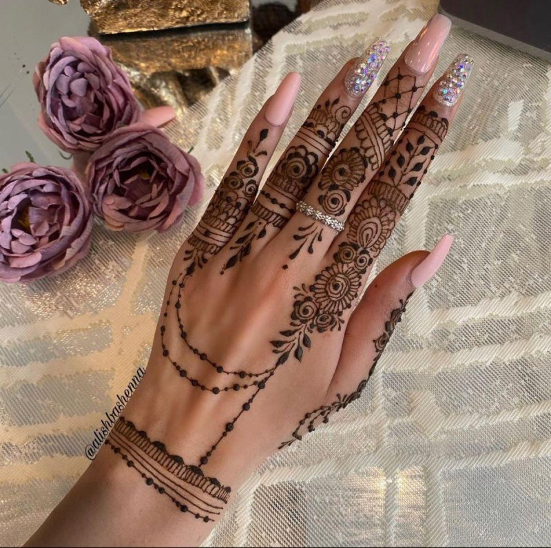 Mehndi design henna tattoo