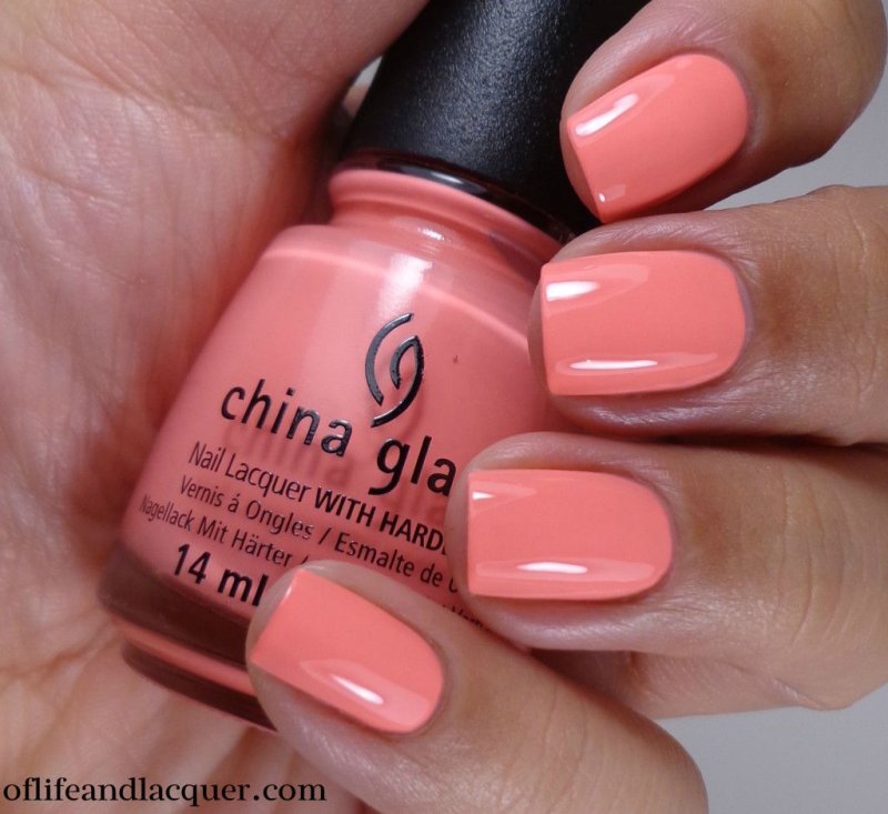 China glaze sun of a peach