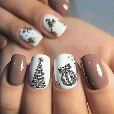 Маникюр на новый год