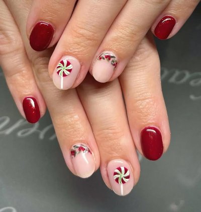 Маникюр на короткие ногти