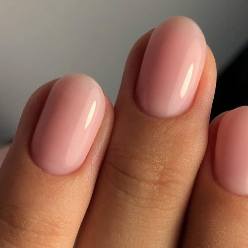 Короткие овальные ногти