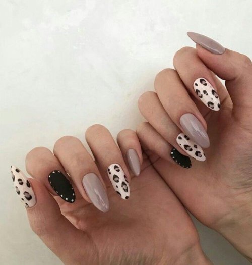 Леопардовые ногти