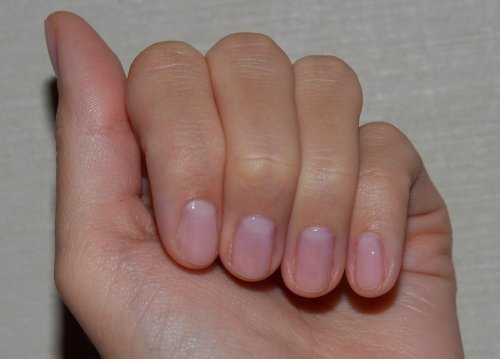 Короткие ногти без лака