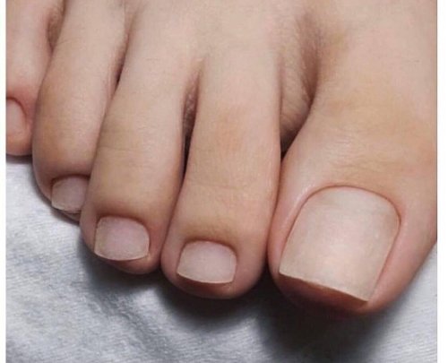 Педикюр без покрытия