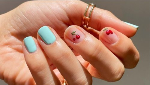 Шеллак на короткие ногти