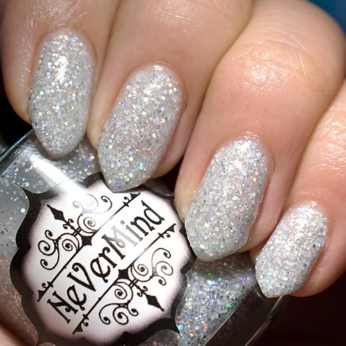 Глиттер holographic silver