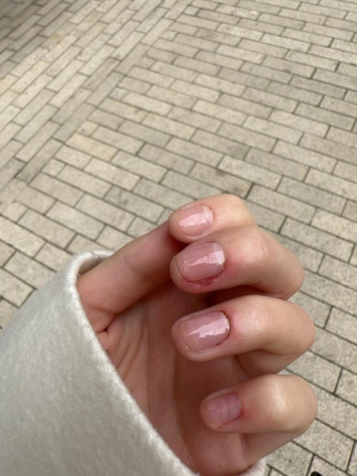 Маникюр без покрытия