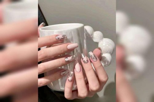 Летний маникюр на короткие ногти