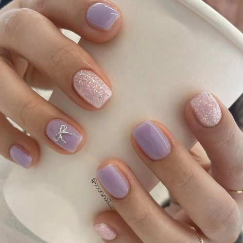 Модный маникюр на короткие
