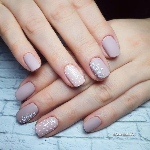 Ногти короткие