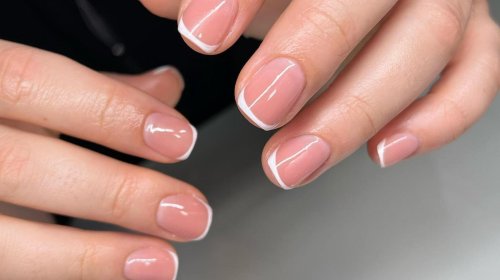 Френч на короткие ногти