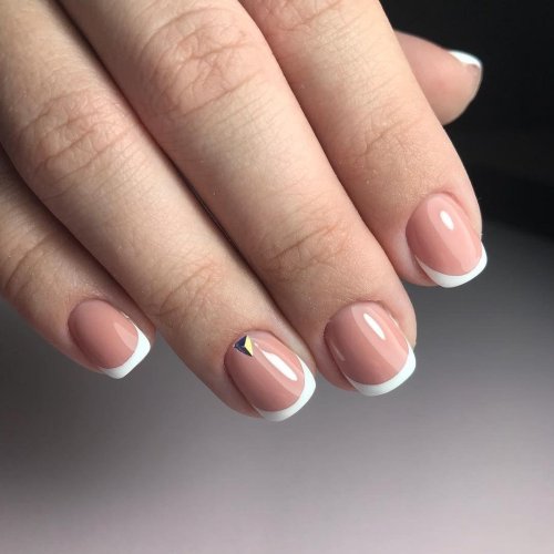 Френч на короткие ногти