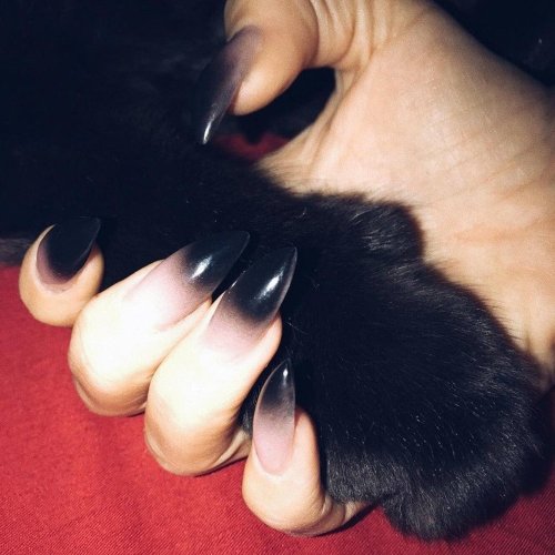 Кошачьи когти маникюр наращивание