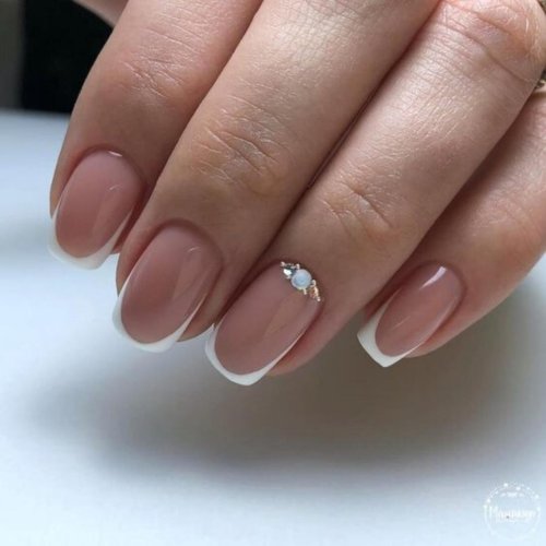 Френч на короткие ногти
