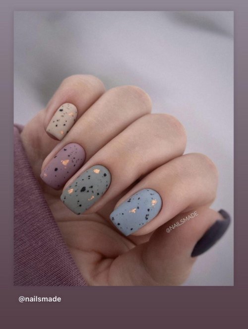 Очень короткие ногти маникюр