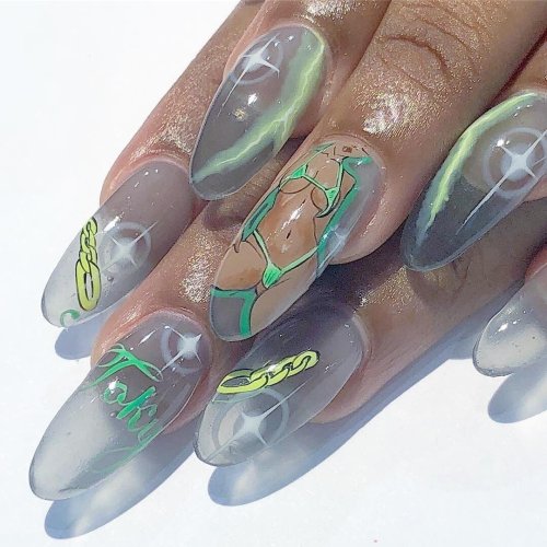 Стеклянные ногти