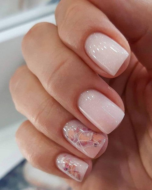 Маникюр на короткие ногти