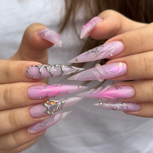 Длинные ногти дизайн