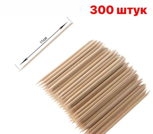 Апельсиновые палочки для маникюра 15 см 100 шт