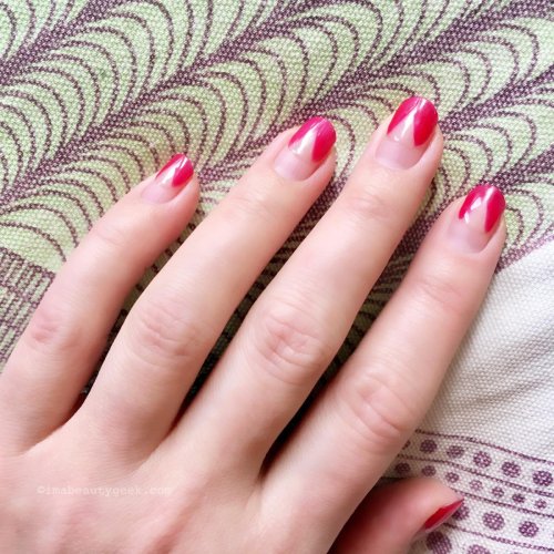 Отросшие ногти с шеллаком