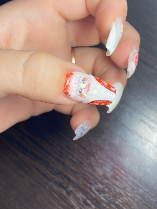 Маникюр новогодние