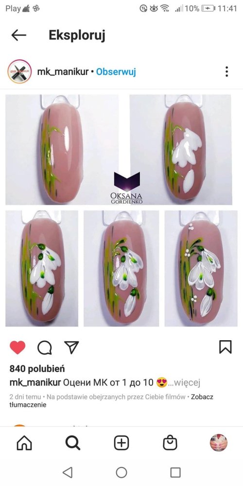 Дизайн ногтей весенние