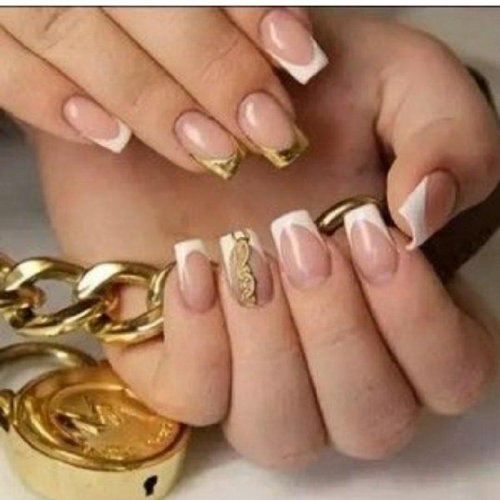 Френч золотой