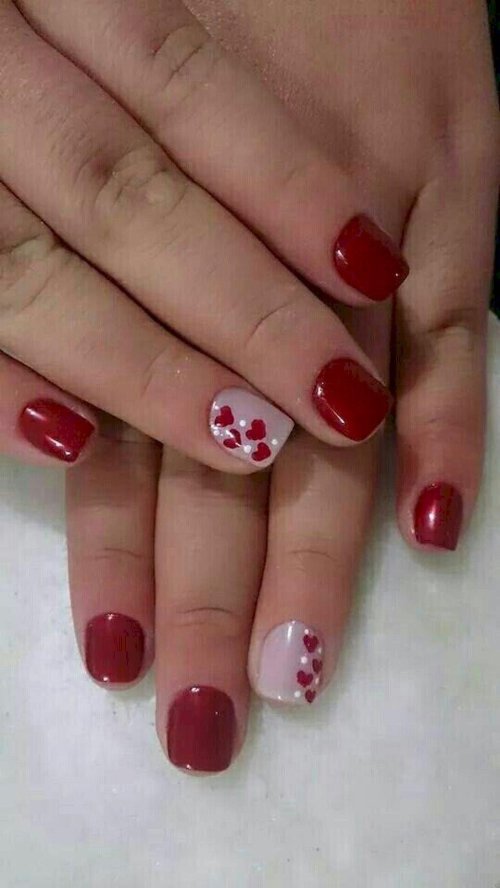Крас маникюр на короткие ногти