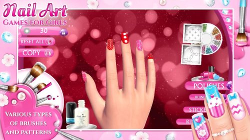 Игры маникюр для девочек