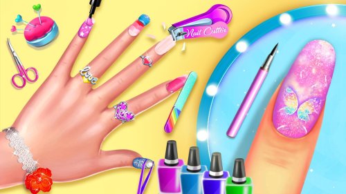 Nail salon game nail art games