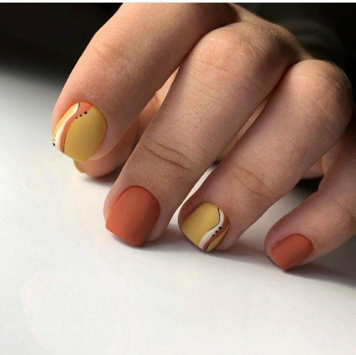 Маникюр на короткие ногти