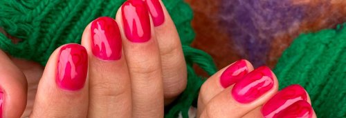 Маникюр на короткий ногти