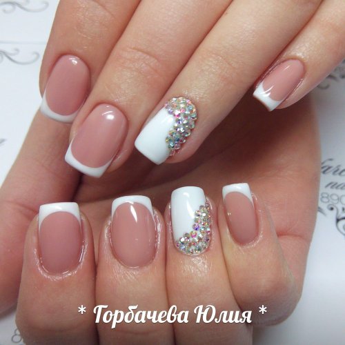 Френч со стразами