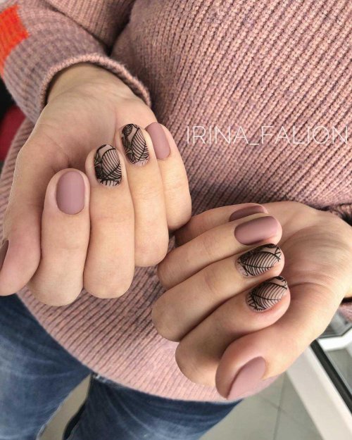 Маникюр на короткие ногти
