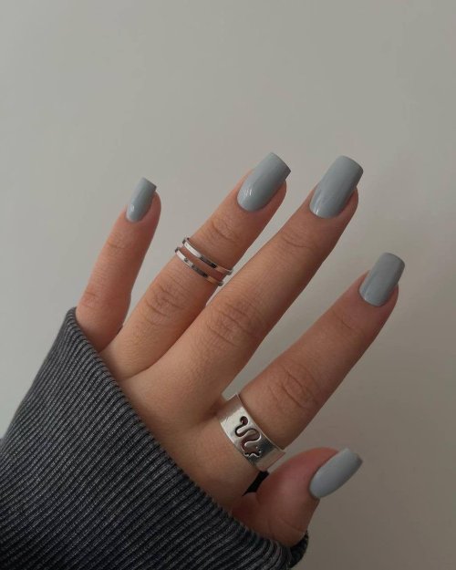 Серые ногти