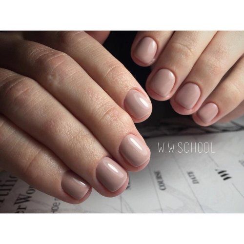 Маникюр на короткие широкие ногти
