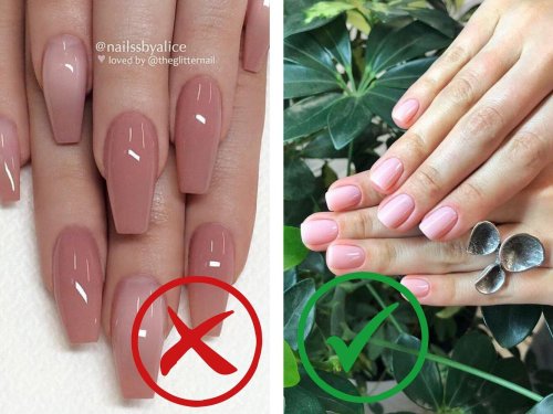 Маникюр который удлиняет ногти зрительно