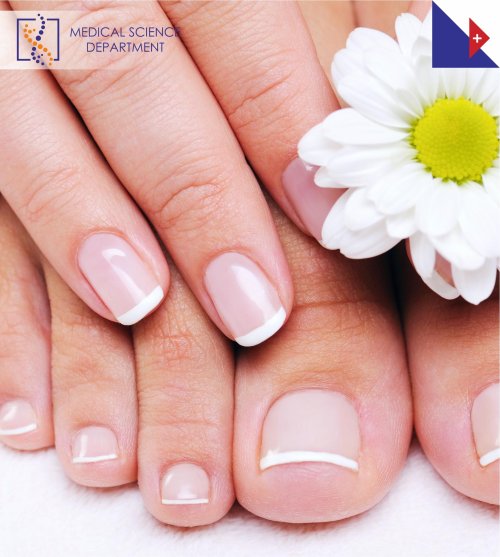 Классический френч маникюр с педикюром