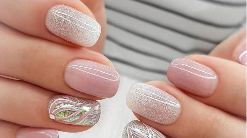 Маникюр дизайн нежный элегантный летний