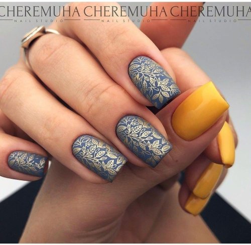 Ногти стемпинг