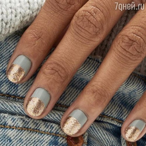 Современный маникюр на короткие ногти
