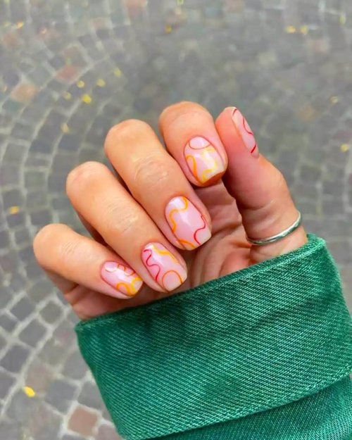 Маникюр на короткие ногти