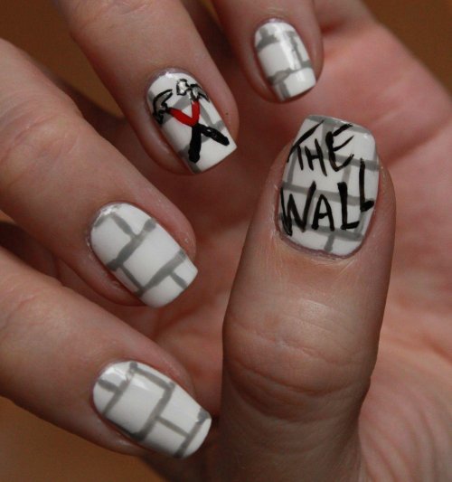 Маникюр pink floyd
