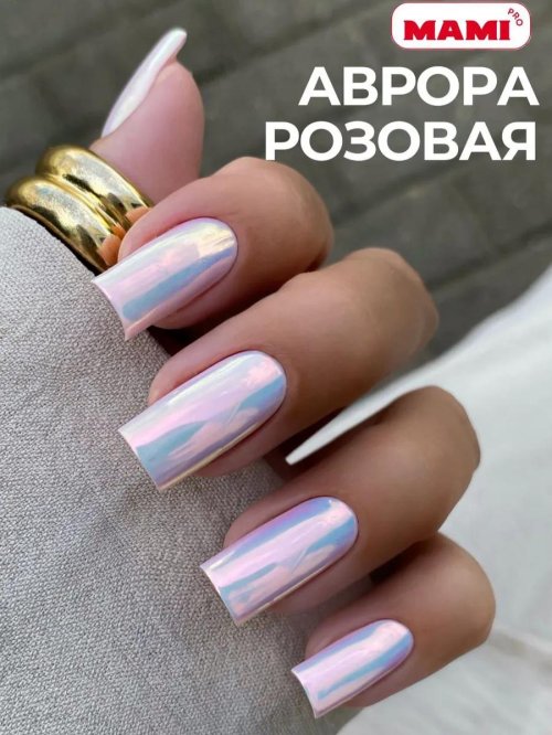 Маникюр втирка розовый