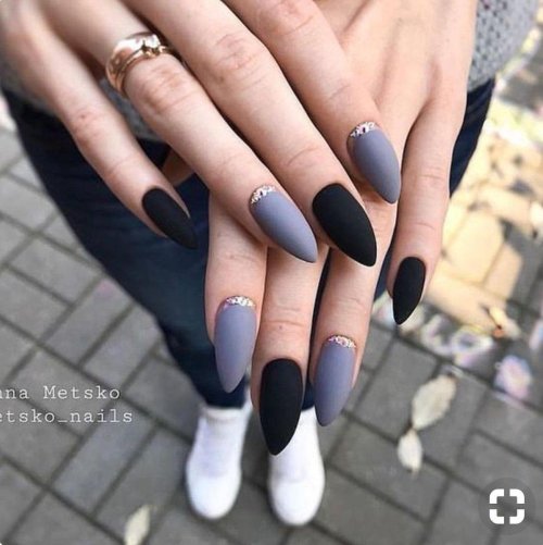 Ногти матовые