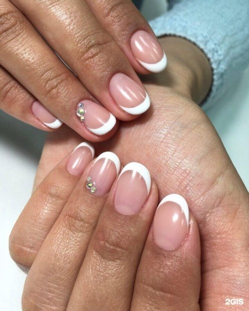 Френч на короткие ногти